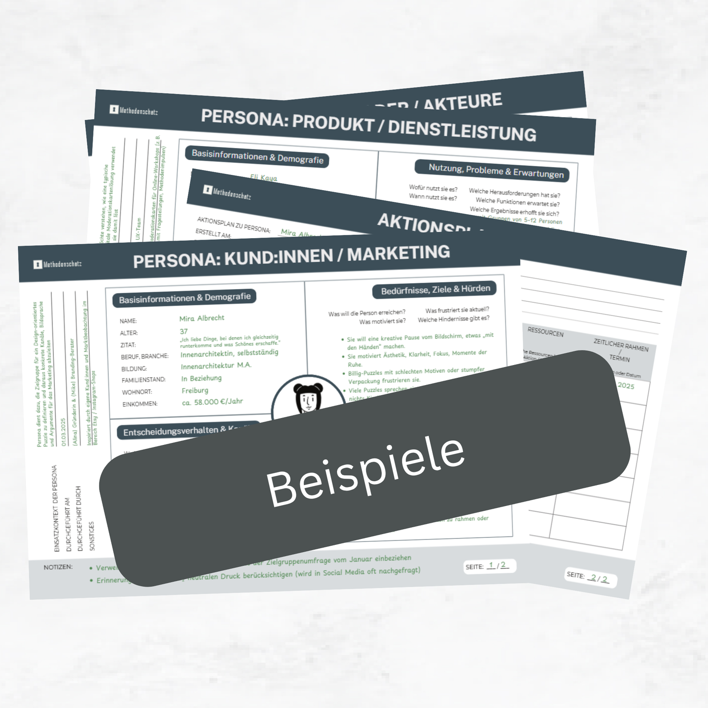 Methodenschatzkiste Personas